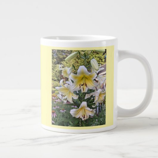 Yellow Lilly Glass Grote Koffiekop (Rechts)