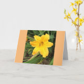 Yellow Lilly Kaart (Gele Bloem)