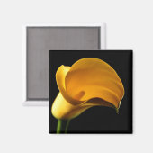 Yellow Lilly Magneet (Voorkant / Achterkant)