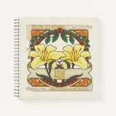 Yellow Lily Dankbaarheid Happiness Journal Notitieboek (Voorkant)