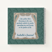 Yellow Lily  Dankbaarheid Happiness Journal Notitieboek (Achterkant)