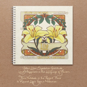 Yellow Lily Dankbaarheid Happiness Journal Notitieboek