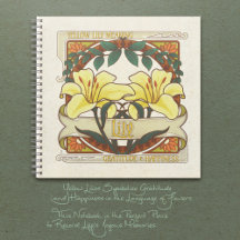 Yellow Lily  Dankbaarheid Happiness Journal