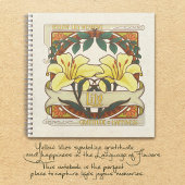 Yellow Lily  Dankbaarheid Happiness Journal Notitieboek