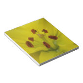 Yellow Lily Floral-blocnote Notitieblok (Schuin)