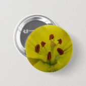 Yellow Lily Floral Button (Voorkant /achterkant)