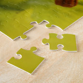 Yellow Lily Floral Puzzle Legpuzzel (Zijkant)