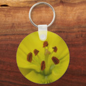 Yellow Lily Floral Sleutelhanger (Voorkant)