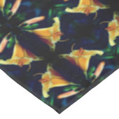 Yellow Lily Flower Abstract Art Tafelkleed (Gekanteld)