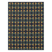 Yellow Lily Flower Abstract Art Tafelkleed (Voorkant)