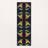 Yellow Lily Flower Abstract Yogamat (Voorkant)