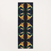 Yellow Lily Flower Abstract Yogamat (Achterkant)