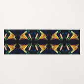 Yellow Lily Flower Abstract Yogamat (Voorkant (horizontaal))