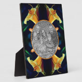 Yellow Lily Flower Creëer Uw eigen foto Fotoplaat (Zijkant)