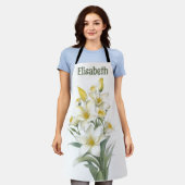 Yellow Lily Flowers Personalized Schort (Gedragen)