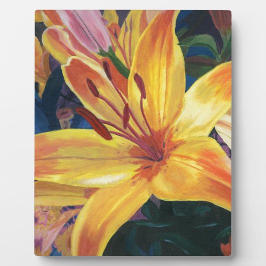 Yellow Lily Fotoplaat (Voorkant)