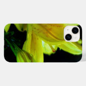 Yellow Lily met windeffect door Shirley Taylor Case-Mate iPhone Case (Achterkant (horizontaal))