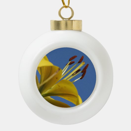 Yellow Lily Ornament (Voorkant)