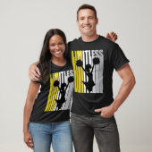 Yellow Limitless Cheerleading Birthday Cute Retro T-shirt (Unisex)