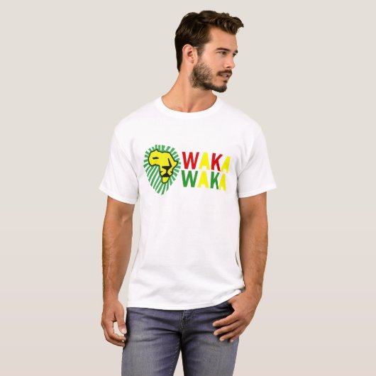 Yellow Lion Green Mane Waka Shirt (Voorkant volledig)