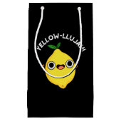 Yellow-llujah Funny Lemon Pun Dark BG Klein Cadeauzakje (Voorkant)