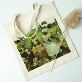 Yellow Lotus Lilies Charles Courtney Curran Tote Bag