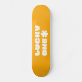 Yellow Lucky One Skateboard (Voorkant)