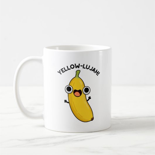 Yellow-lujah Funny Banana Pun Koffiemok (Links)