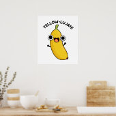 Yellow-lujah Funny Banana Pun Poster (Keuken)