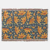 Yellow Luxe Florals Deken (Voorkant)