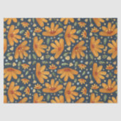 Yellow Luxe Florals Tissuepapier (Voorkant)