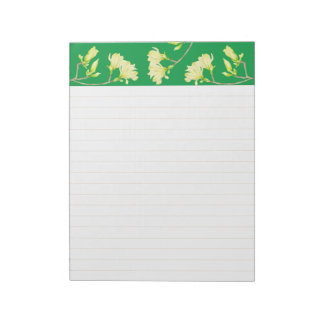 Yellow Magnolias on a Large Notepad Notitieblok