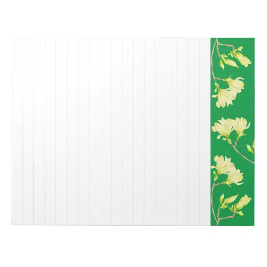 Yellow Magnolias on a Large Notepad Notitieblok (Voorkant)