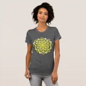 Yellow Mandala Flower T-shirt (Voorkant volledig)