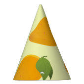 Yellow Mango Tropical Fruit Lovers Caribbean Feesthoedjes (Rechts)