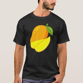 Yellow Mango Tropical Fruits Fruitarian Vegan Vege T-shirt