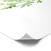 Yellow Margaret daisy waterverf Poster (Hoek)