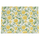 Yellow Marigold Flowers Bridal Shower Groot Cadeauzakje (Voorkant)