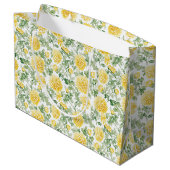 Yellow Marigold Flowers Bridal Shower Groot Cadeauzakje (Achterkant Gekanteld)
