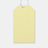 Yellow Mega Phone Happy Birthday Cadeau Labels Cadeaulabel (Achterkant)