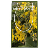 Yellow Mimosa Pasen Klein Cadeauzakje (Voorkant)