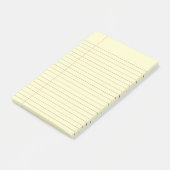 Yellow Minimalist College oordeelde schrijven Post-it® Notes (Schuin)