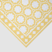 Yellow Modern Bone Inlay Decoupage Paper Tissuepapier (Detail)