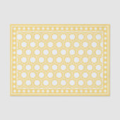 Yellow Modern Bone Inlay Decoupage Paper Tissuepapier (Voorkant)