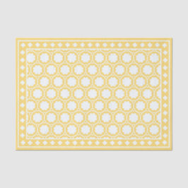 Yellow Modern Bone Inlay Decoupage Paper Tissuepapier