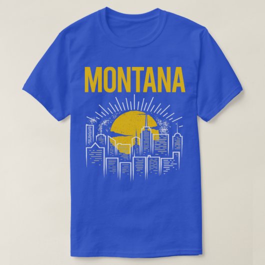 Yellow Moon Montana T-shirt (Design voorkant)