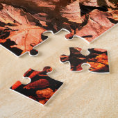 Yellow Morel Jigzaag Puzzle Legpuzzel (Zijkant)