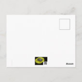 Yellow Moth Orchid in Sunshine Briefkaart (Achterkant)