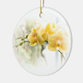 Yellow Moth Orchid in Sunshine Keramisch Ornament (Links)