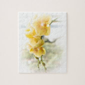 Yellow Moth Orchid in Sunshine Legpuzzel (Verticaal)